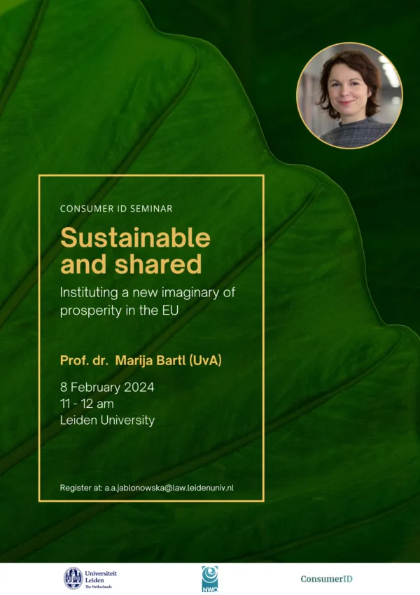 Consumer ID seminar: prof. dr. Marija Bartl on her upcoming book